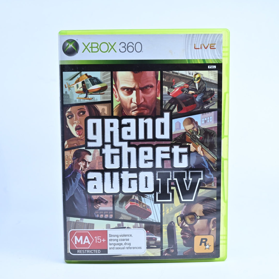 Grand Theft Auto IV - Xbox 360 Game + Manual - PAL - MINT DISC!