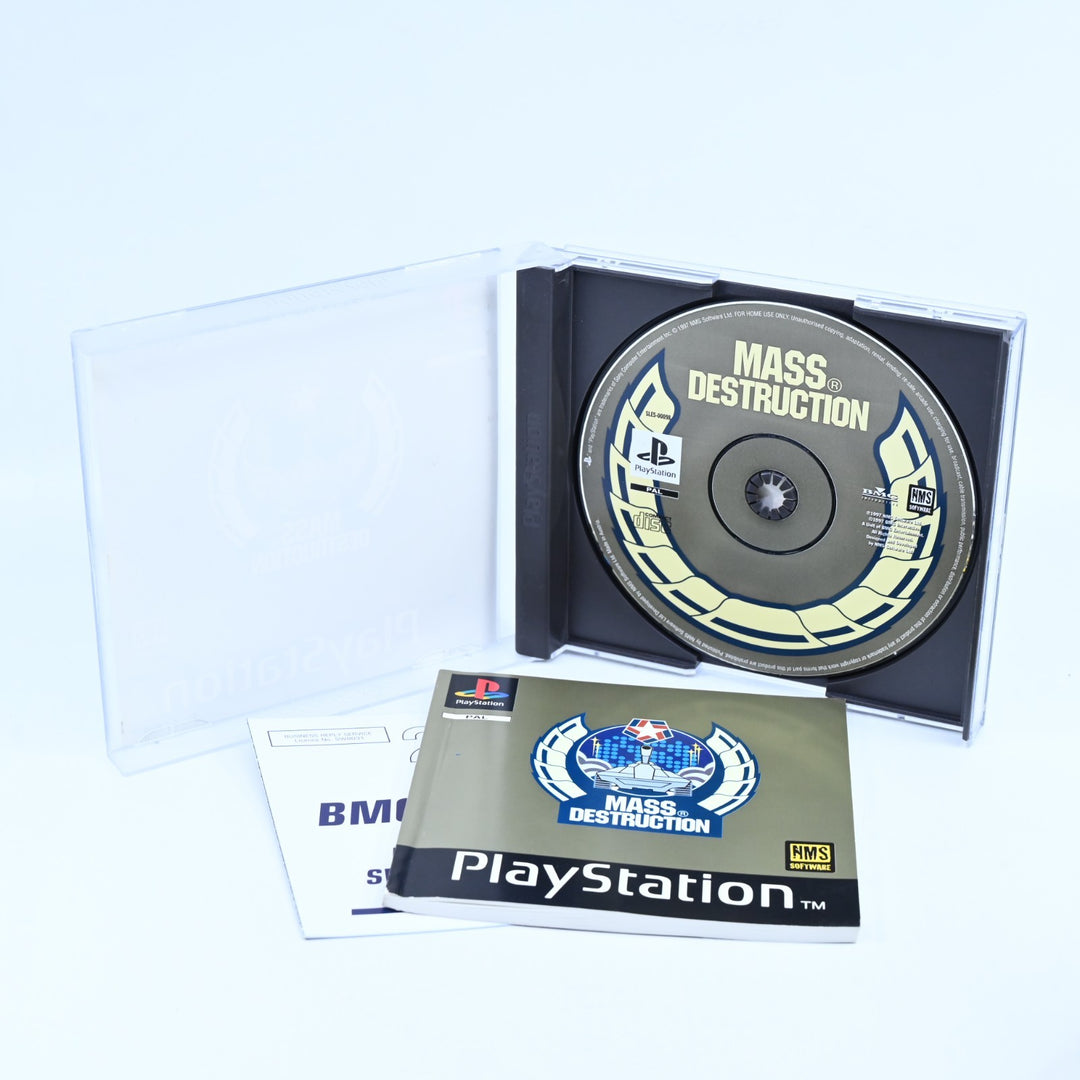 Mass Destruction - Sony Playstation 1 / PS1 Game + Manual - PAL