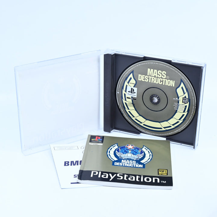 Mass Destruction - Sony Playstation 1 / PS1 Game + Manual - PAL