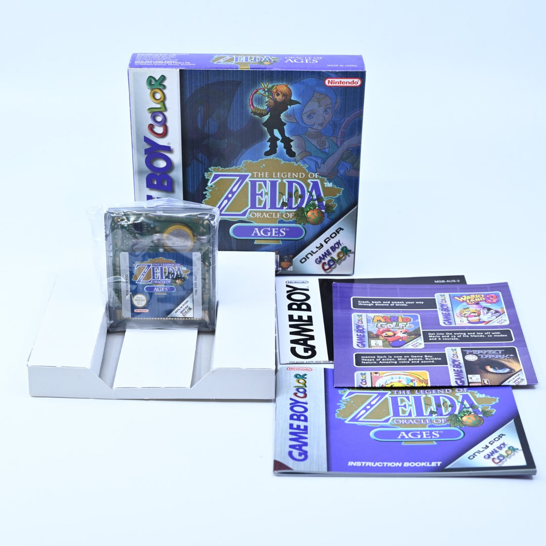 The Legend of Zelda: Oracle of Ages - Nintendo Gameboy Color Boxed Game