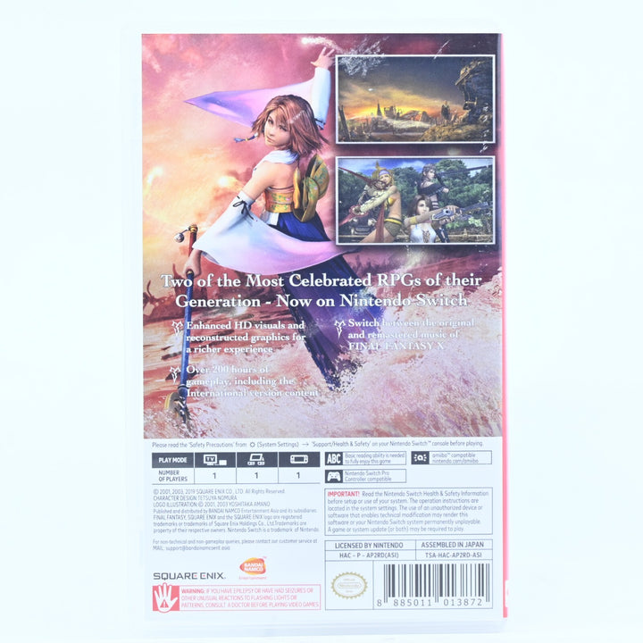 Final Fantasy X / X-2 10: HD Remaster - Physical Cartridge- Nintendo Switch Game