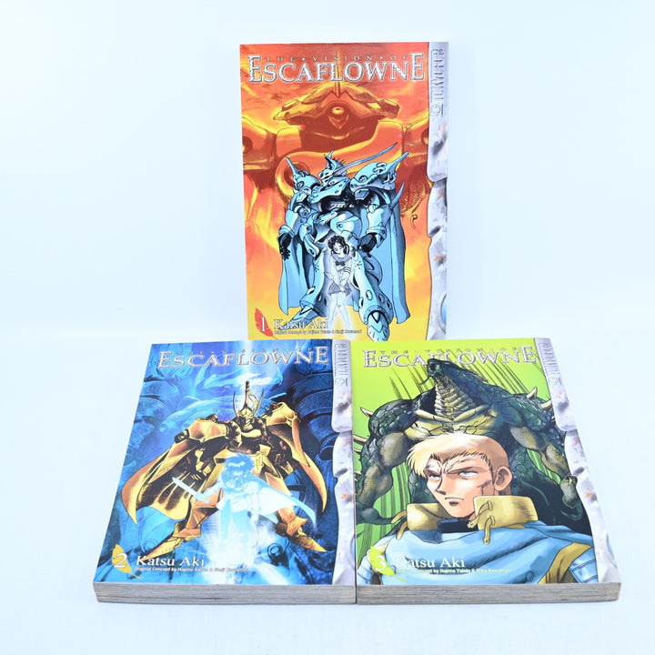 The Visions of Escaflowne - Volumes 1-3 - Katsu Aki - Tokyo Pop - Manga
