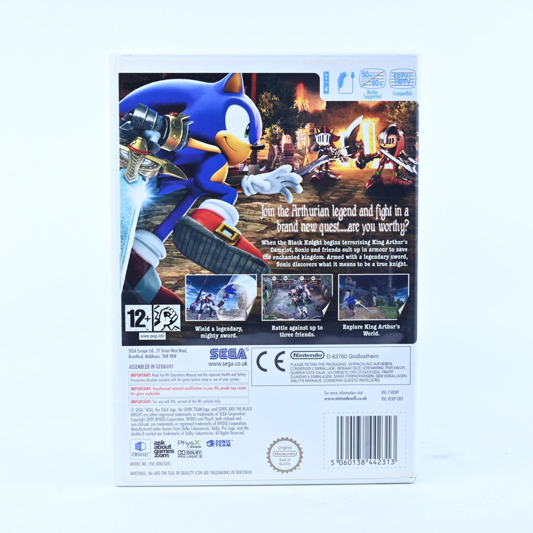 Sonic and the Black Knight - Nintendo Wii Game + Manual - PAL - MINT DISC!