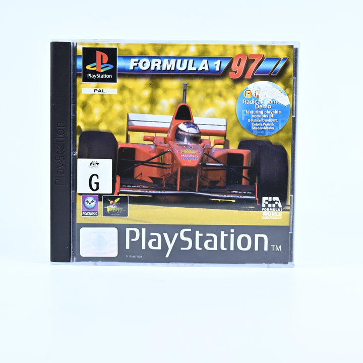 Formula 1: 97 - Sony Playstation 1 / PS1 Game + Manual - PAL - MINT DISC!