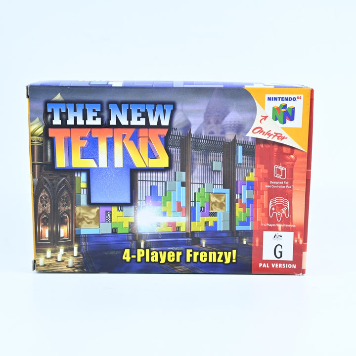 The New Tetris - N64 / Nintendo 64 Boxed Game - PAL - FREE POST!