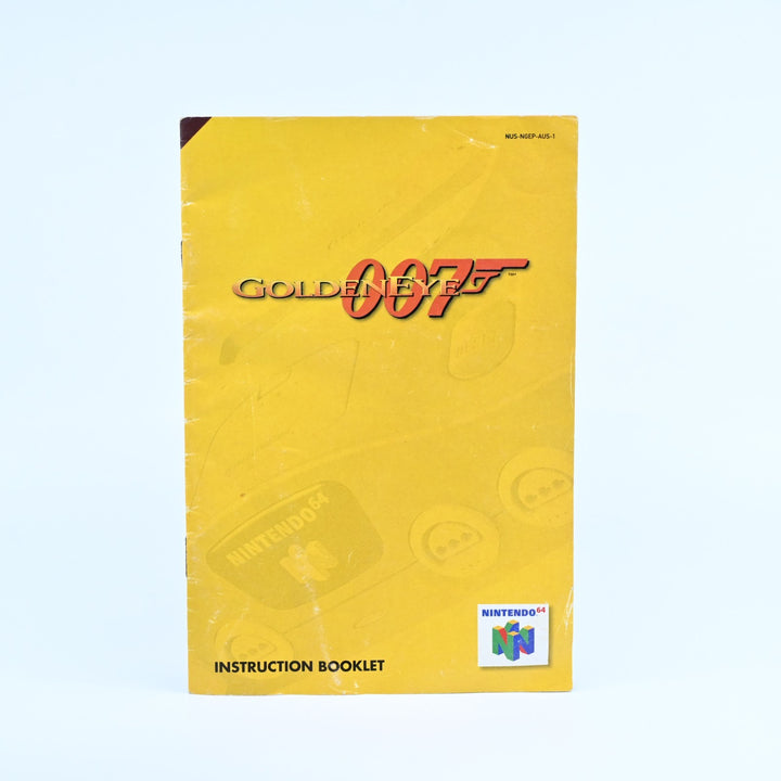 Goldeneye 007 Manual - N64 / Nintendo 64 Game - PAL - FREE POST!