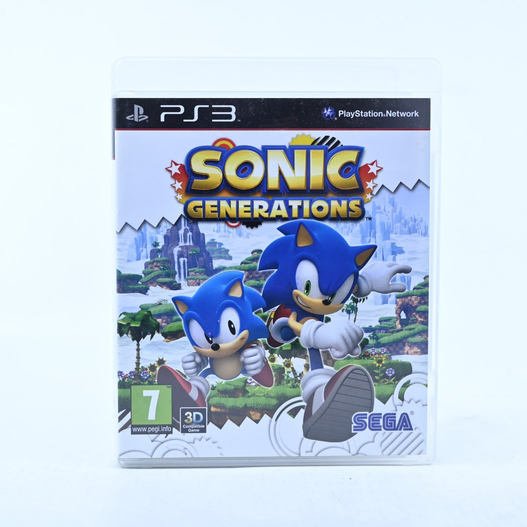 Sonic Generations - Sony Playstation 3 / PS3 Game + Manual - MINT DISC!