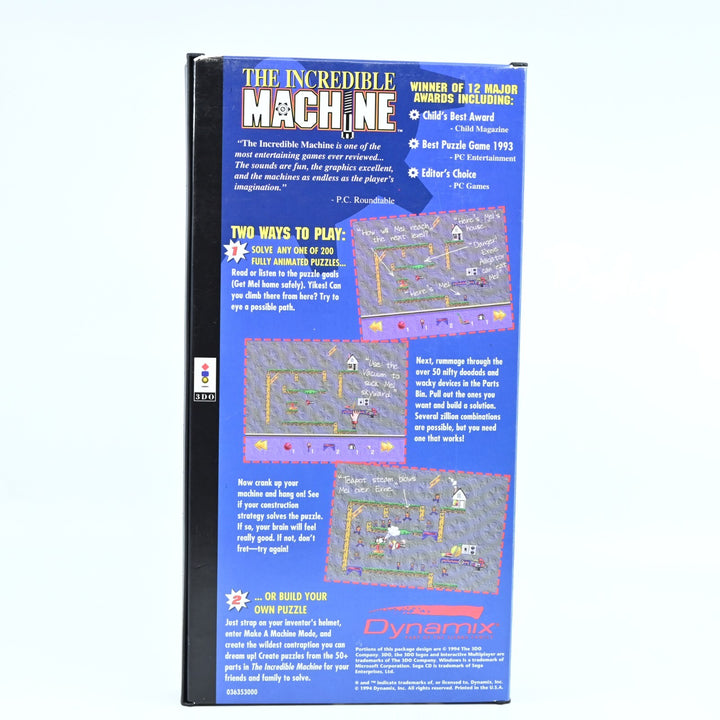 The Incredible Machine - 3DO Boxed Game + Manual - PAL - FREE POST!
