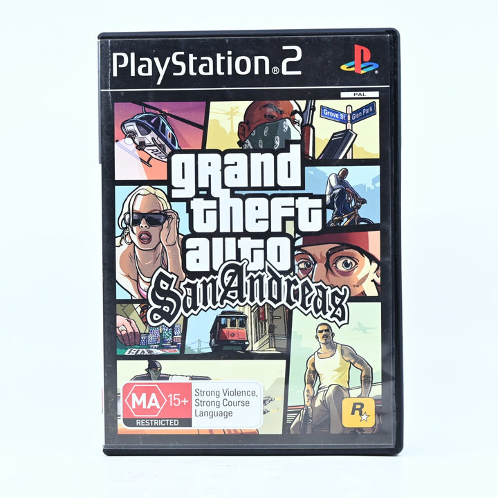 Grand Theft Auto: San Andreas - Sony Playstation 2 / PS2 Game + Manual - PAL