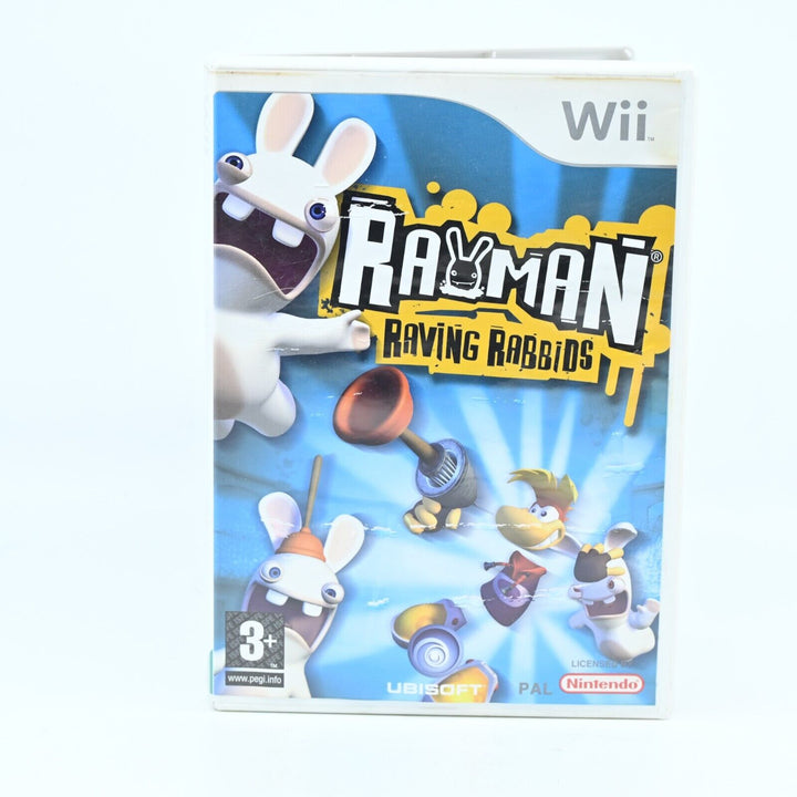 Rayman Raving Rabbids - Nintendo Wii Game + Manual - PAL - MINT DISC!