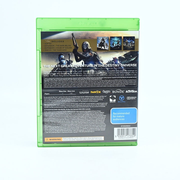 Destiny The Taken King Legendary Edition - Xbox One Game - PAL - FREE POST!