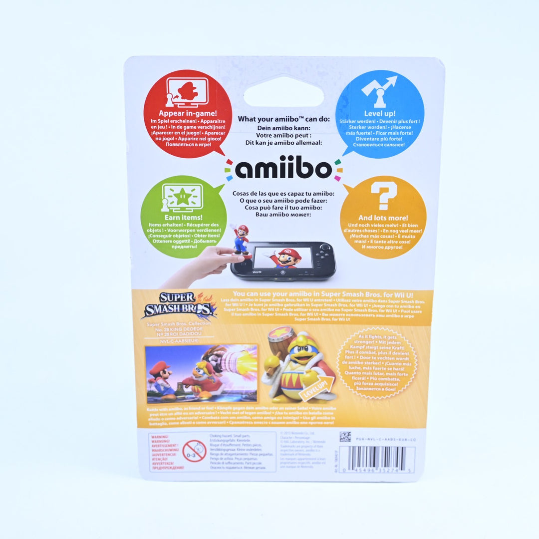 SEALED! King Dedede Amiibo No. 28 - Super Smash Bros. Collection - Toy