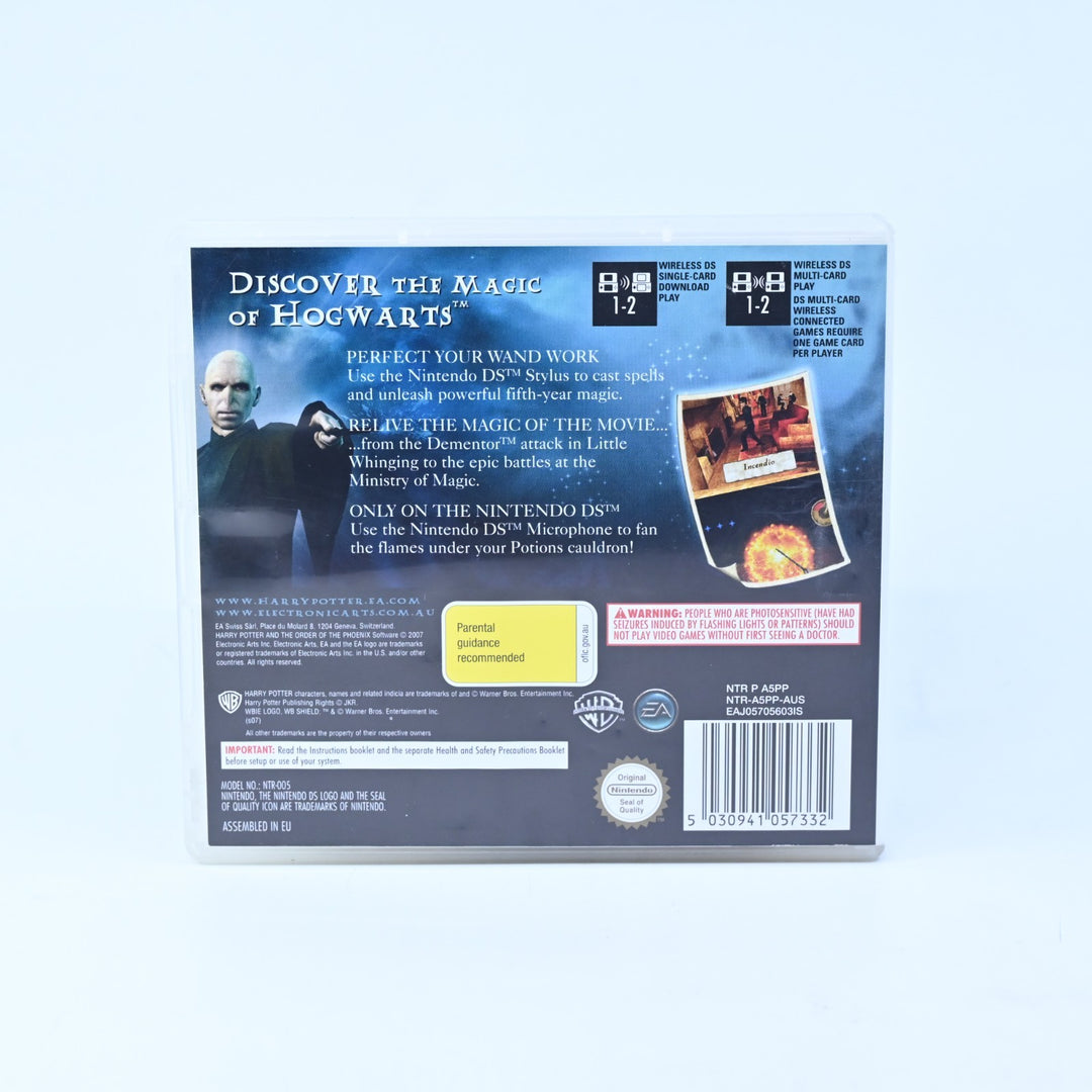 Harry Potter and the Order of the Phoenix - Nintendo DS Game - PAL + Manual