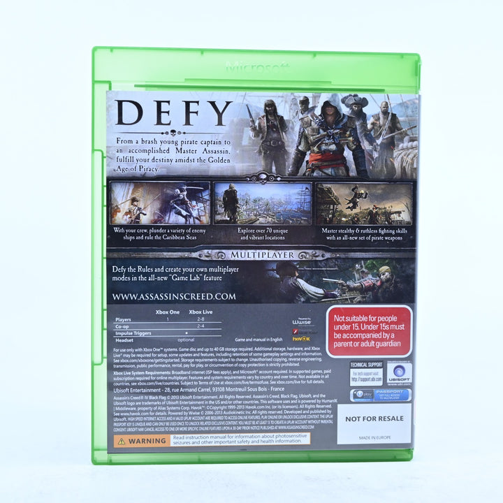 Assassin's Creed IV: Black Flag - Skull Edition - Xbox One Game - PAL - NO DLC