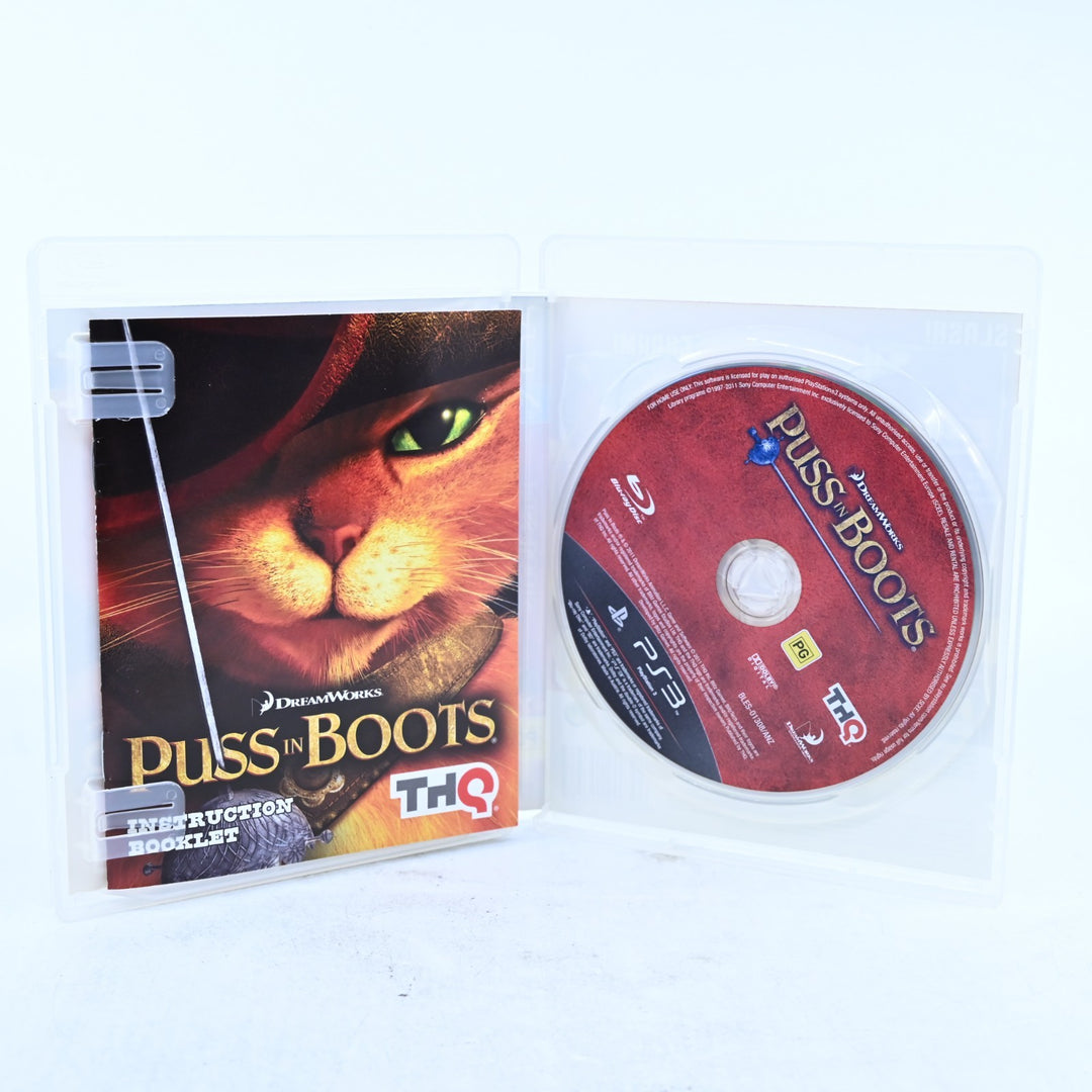 Puss in Boots - Sony Playstation 3 / PS3 Game + Manual - MINT DISC!
