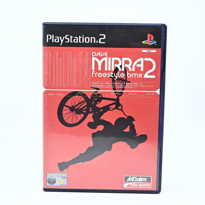 Dave Mirra Freestyle BMX 2 - Sony Playstation 2 / PS2 Game + Manual - PAL