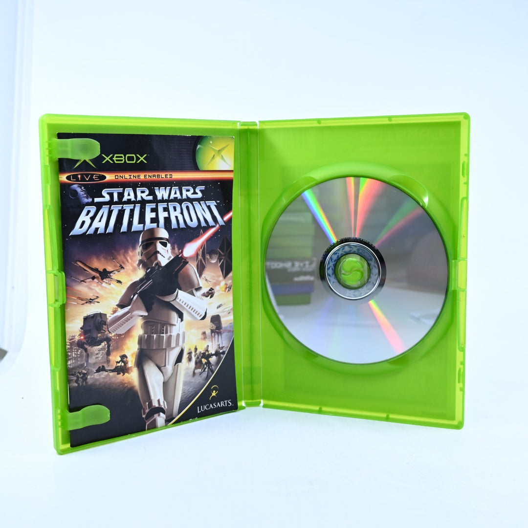 Star Wars Battlefront - Original Xbox Game + Manual - PAL - MINT DISC!