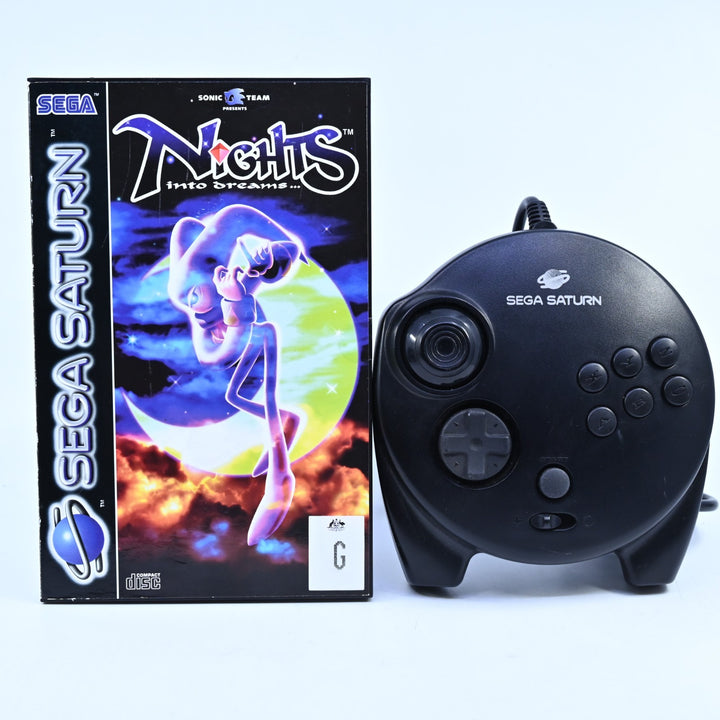 Nights Into Dreams - With 3D Control Pad - Sega Saturn Game + Manual - PAL
