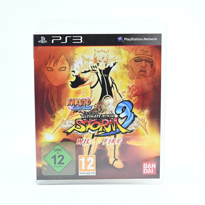 Naruto Shippuden Ultimate Ninja Storm 3 Will of Fire Sony Playstation 3 Game PS3