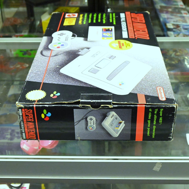 Super Nintendo Boxed Console + Super Mario World - SNES Boxed Console - PAL