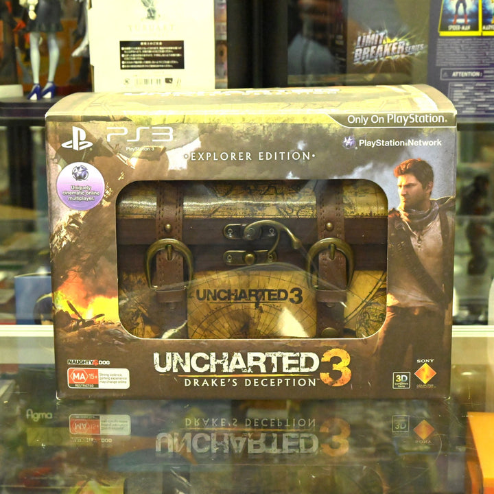 Uncharted 3: Drake's Deception - Explorer Edition - PS3 Game + Manual