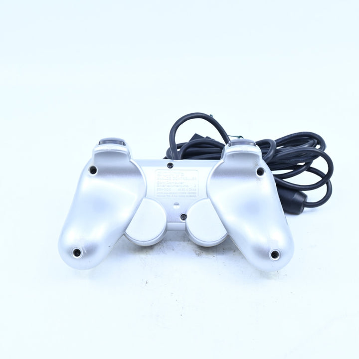 Sony Playstation 2 / PS2 Console Fat Silver GENUINE CONTROLLER + CABLES + HDMI