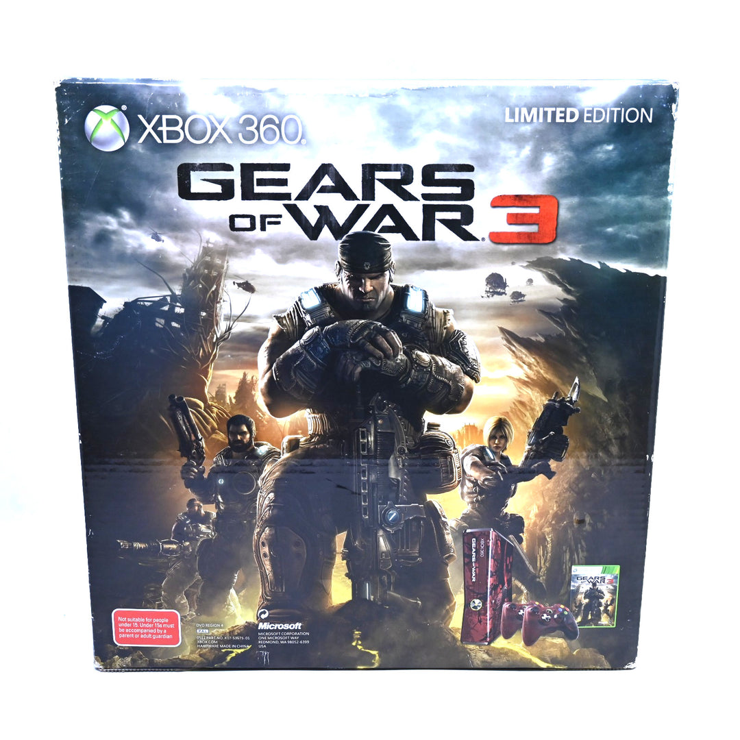 Gears of War 3 - Limited Edition Console - AUS PAL Xbox 360 Boxed Console + Hat