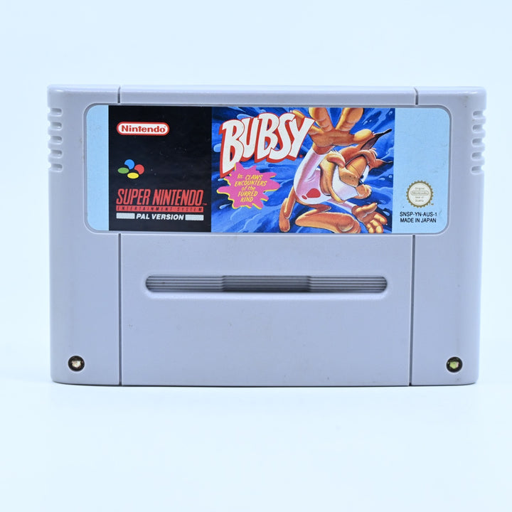 Bubsy - Super Nintendo / SNES Game - PAL - FREE POST!