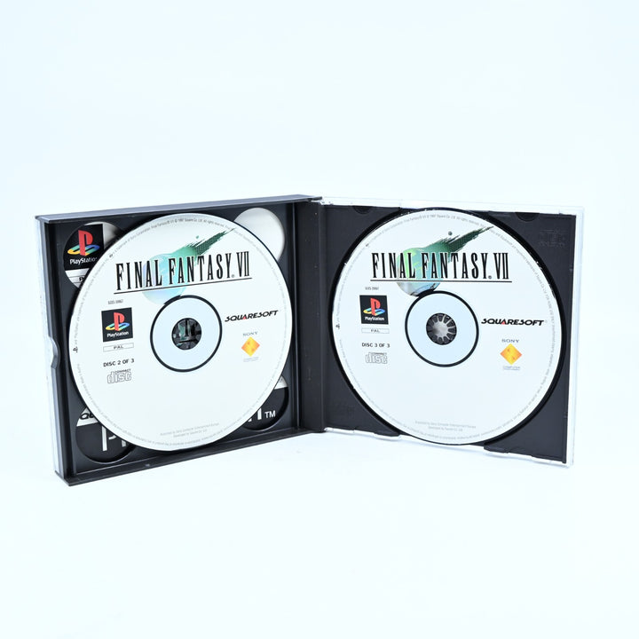 Final Fantasy VII 7 - Sony Playstation 1 / PS1 Game + Manual - PAL - MINT DISC!