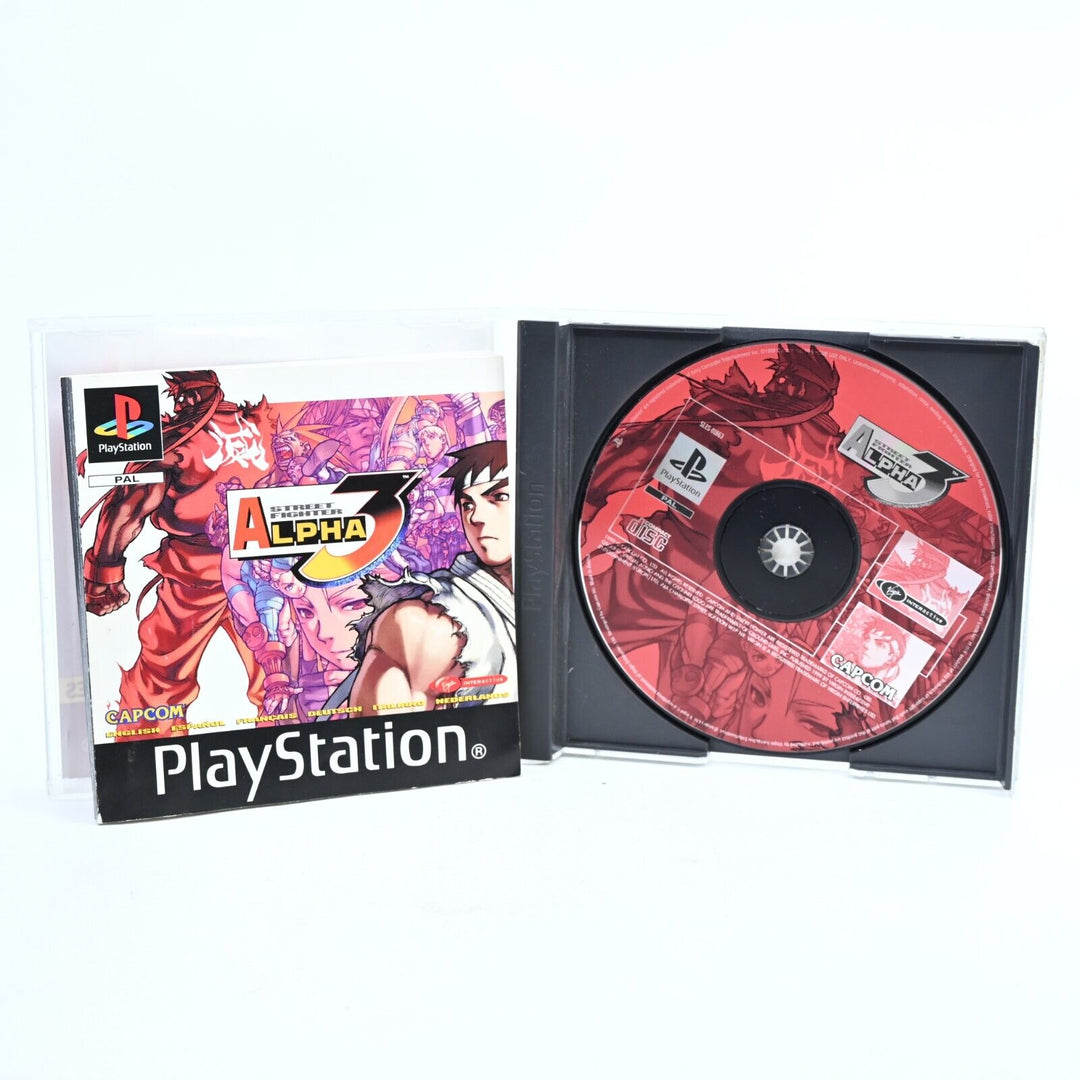 Street Fighter Alpha 3 - Sony Playstation 1 / PS1 Game + Manual - PAL