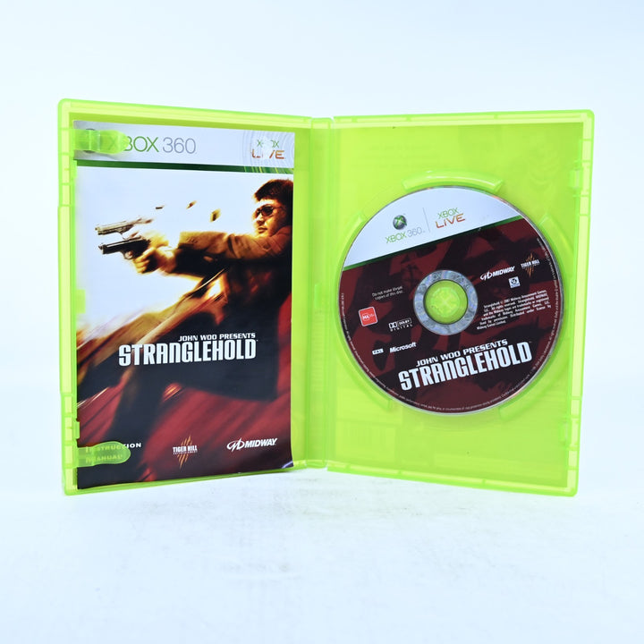 John Woo Presents: Stranglehold - Xbox 360 Game + Manual - PAL - MINT DISC!