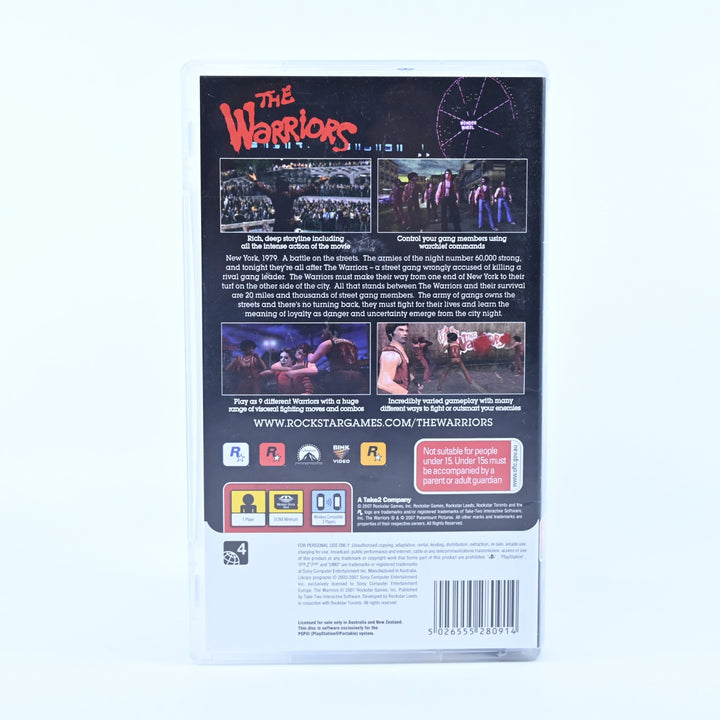 The Warriors - Sony PSP Game + Manual - FREE POST!