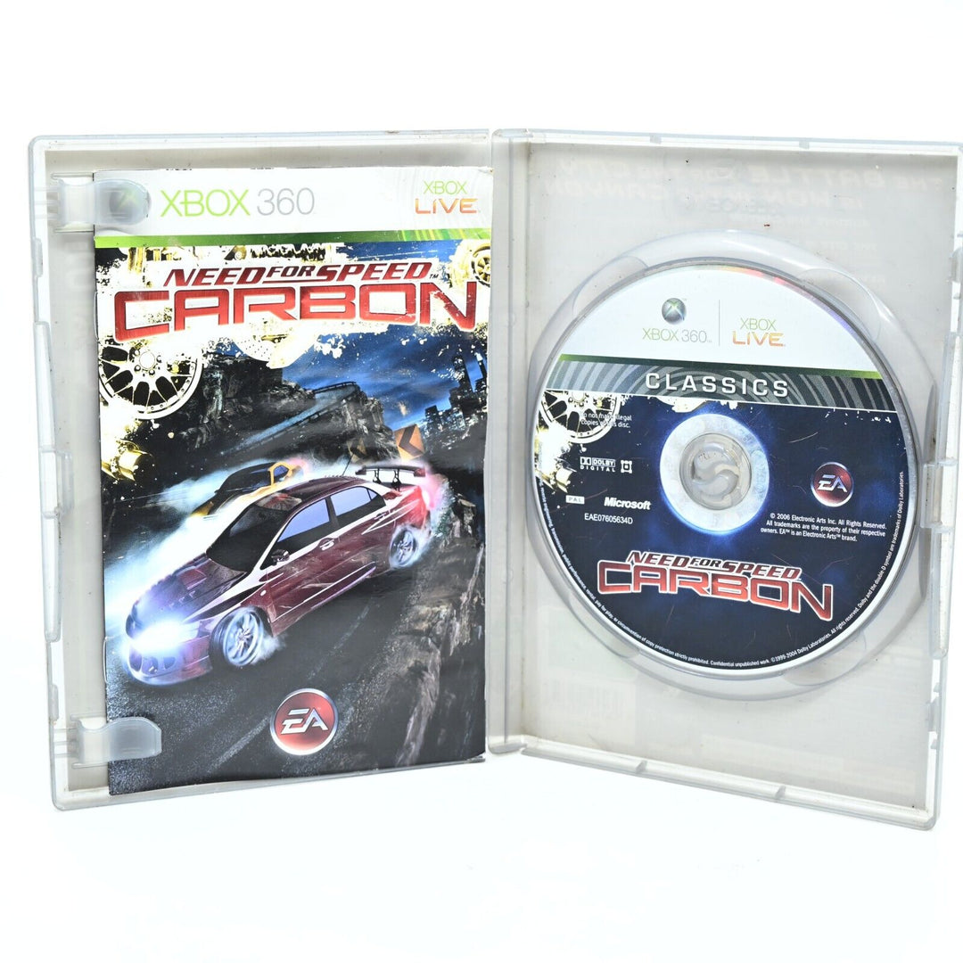 Need For Speed Carbon - Xbox 360 Game + Manual - PAL - MINT DISC!