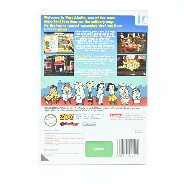Order Up! - Nintendo Wii Game - PAL - FREE POST!