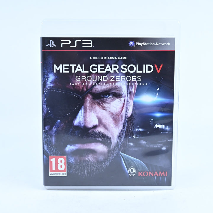 Metal Gear Solid V: Ground Zeroes - Sony Playstation 3 / PS3 Game + Manual
