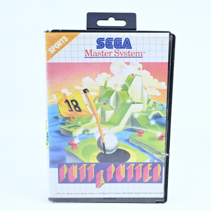 Putt & Putter - Sega Master System Game + Manual - PAL - FREE POST!