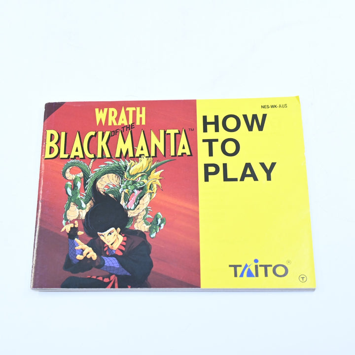 Wrath of the Black Manta - Nintendo Entertainment System / NES Boxed Game - PAL