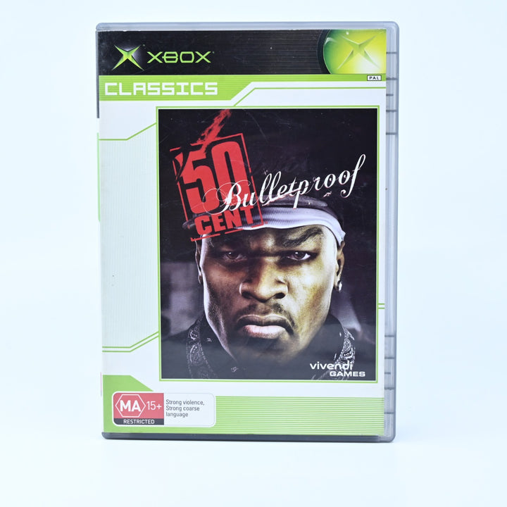 50 Cent Bulletproof - Original Xbox Game + Manual - PAL - MINT DISC!