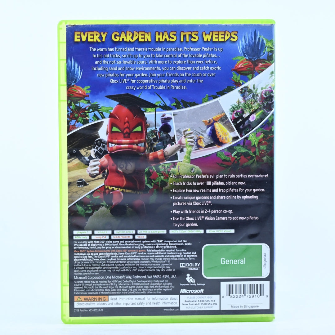 Viva Pinata Trouble in Paradise - Xbox 360 Game - No Manual - PAL - MINT DISC!