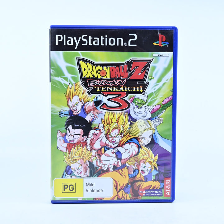 Dragon Ball Z Budokai Tenkaichi 3 - Sony Playstation 2 / PS2 Game + Manual - PAL