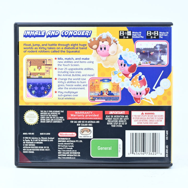 Kirby Squeak Squad - Nintendo DS Game - PAL + Manual - FREE POST!