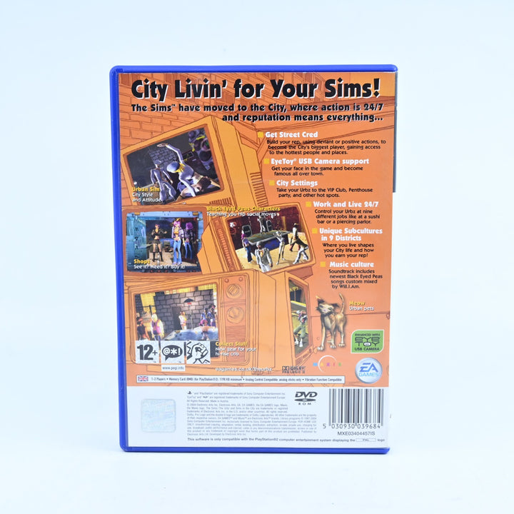 The Urbz: Sims in the City - Sony Playstation 2 / PS2 Game + Manual - PAL
