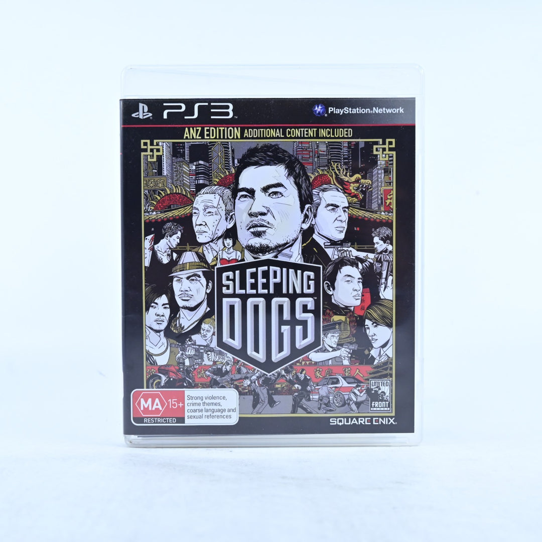 Sleeping Dogs - ANZ Edition - Sony Playstation 3 / PS3 Game + Manual