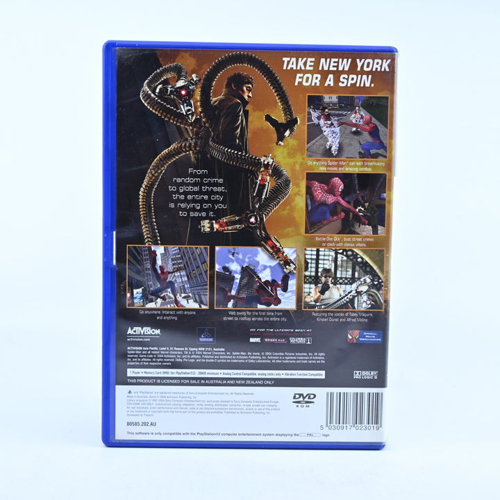 Spider-Man 2 - Sony Playstation 2 / PS2 Game + Manual - PAL - MINT DISC!