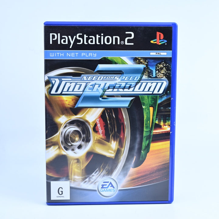 Need for Speed: Underground 2 - Sony Playstation 2 / PS2 Game + Manual - PAL