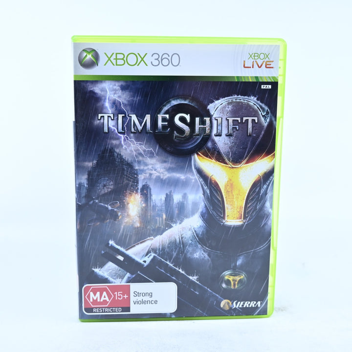 TimeShift - Xbox 360 Game + Manual - PAL - MINT DISC!