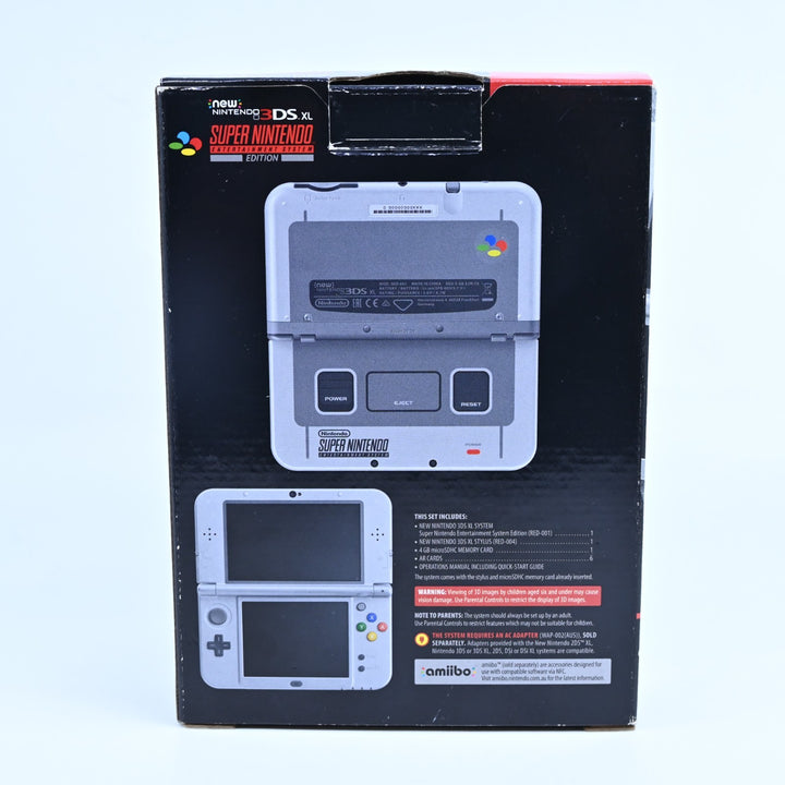Super Nintendo Entertainment System Editon - 'New' Nintendo 3DS XL Boxed Console