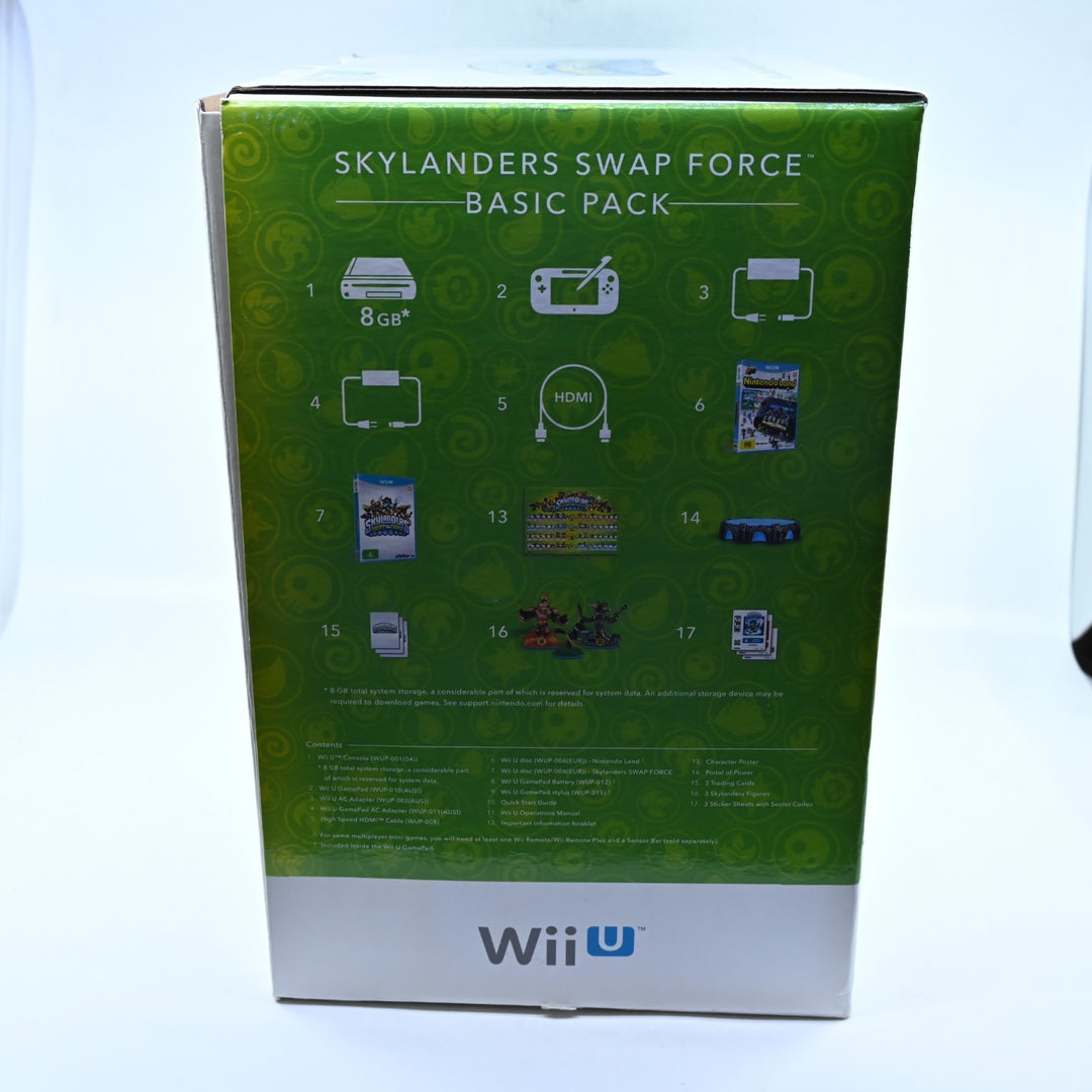 Skylanders Swap Force Limited Edition Basic Pack - Nintendo Wii U Boxed Console