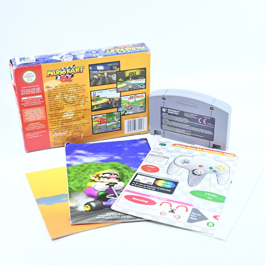 Mario Kart 64 - N64 / Nintendo 64 Boxed Game - PAL - FREE POST!