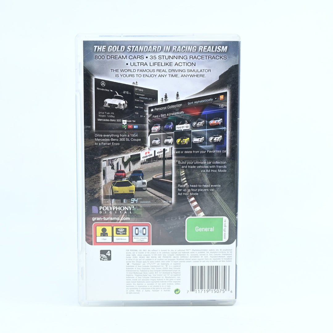 Gran Turismo - Sony PSP Game - No Manual - FREE POST!